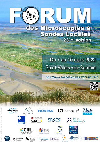 Affiche du forum 2022 des microscopies à sonde locale